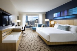 Delta by Marriott hotel furniture king queen headboard with nightstands